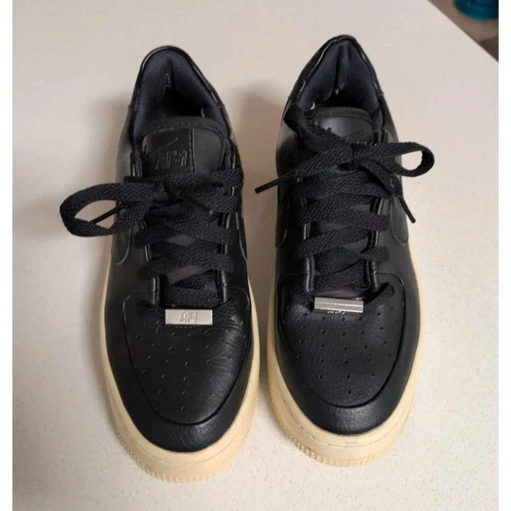 Nike Air Force 1 Sage Low Black W Size 6.5